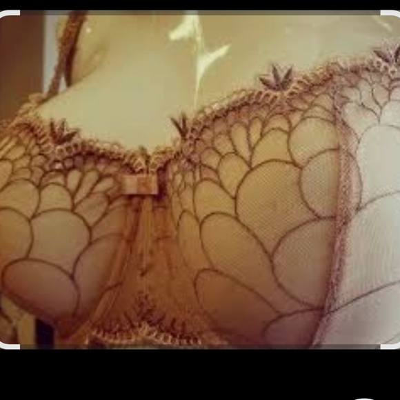 Chantelle White Lace Icone Underwire Bra Full Coverage - Picture 10 of 10